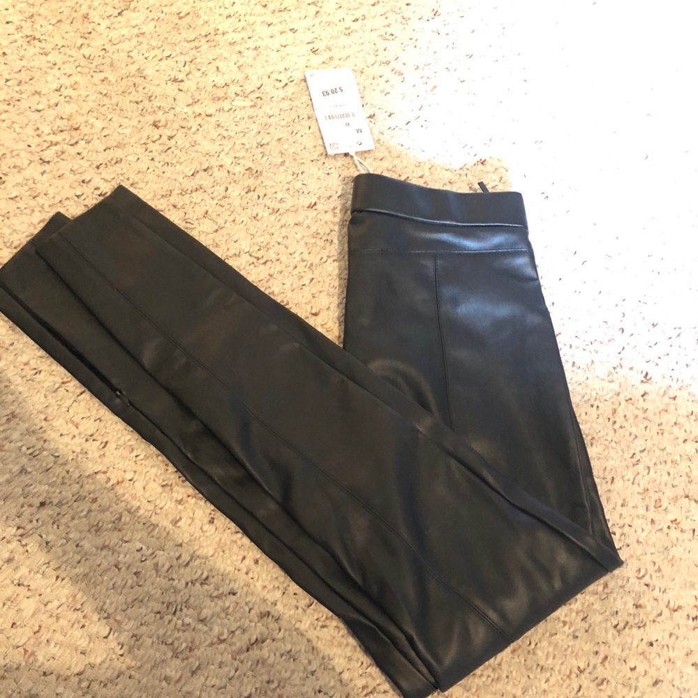 Zara leather pants